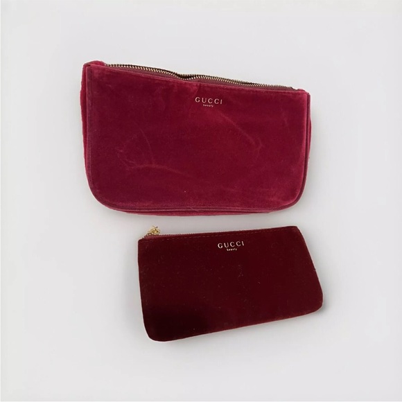 GUCCI Velvet makeup pouch bundle of 2 - Picture 3 of 10